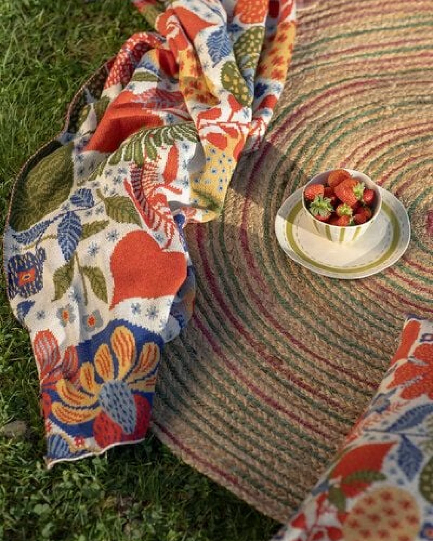 TRANQUILLO Strickdecke FLOWER (BS222) – Ansicht 3