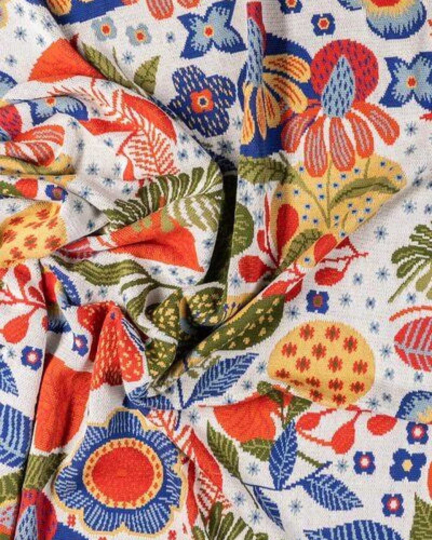 TRANQUILLO Strickdecke FLOWER (BS222) – Ansicht 2