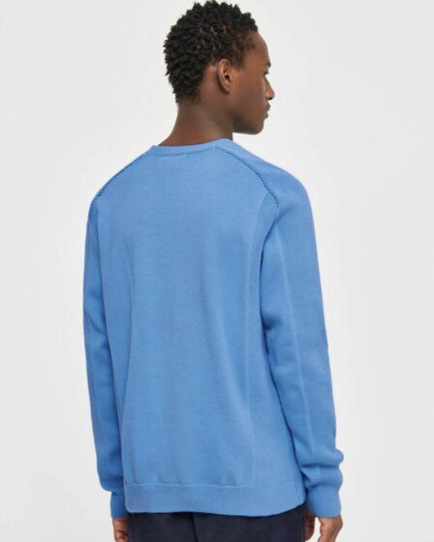 KnowledgeCotton Apparel O-Neck Pullover Cotton Knit Herren – Ansicht 2