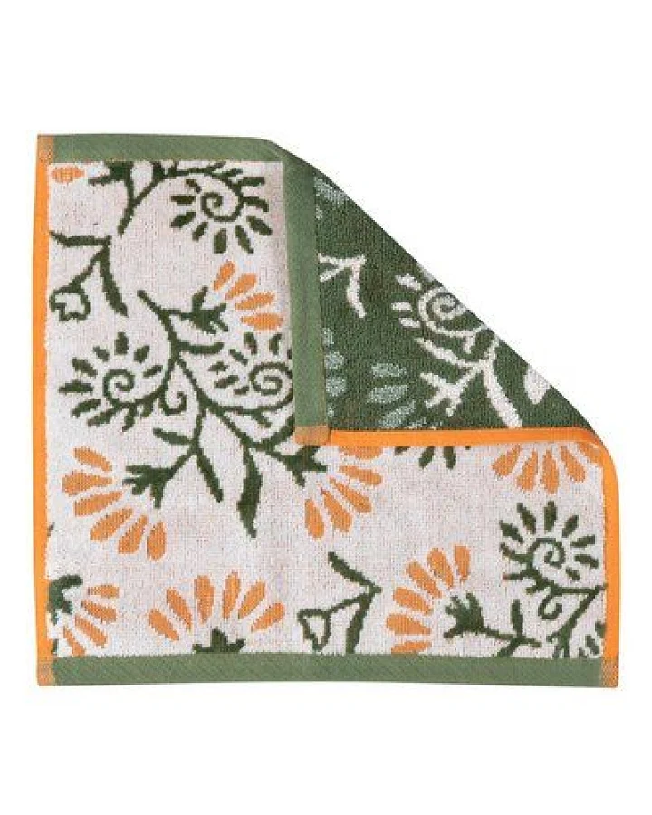 TRANQUILLO Waschlappen aus Biobaumwolle ,verschiedene Muster, 30 x 30 cm (TEX119, TEX123, TEX127)