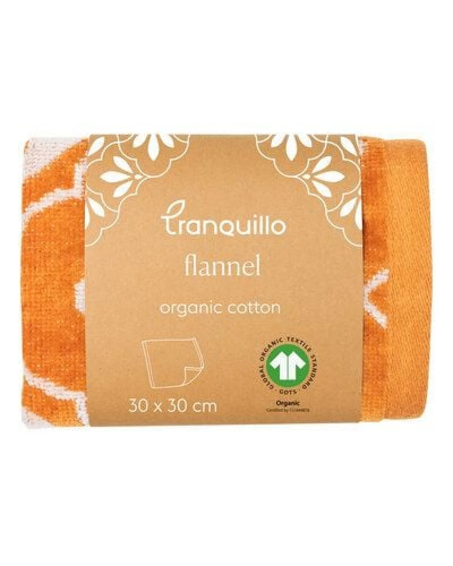 TRANQUILLO Waschlappen aus Biobaumwolle ,verschiedene Muster, 30 x 30 cm (TEX119, TEX123, TEX127) – Ansicht 3