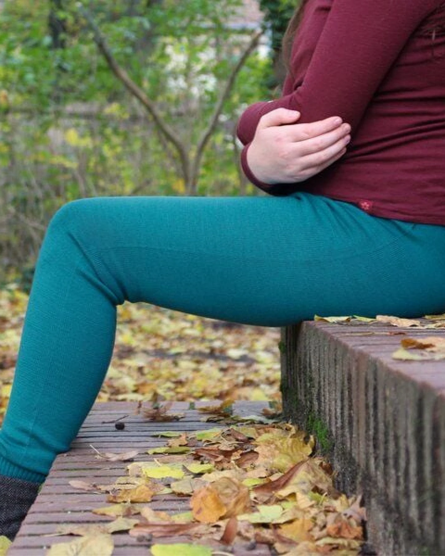 Glückswindel Leggings aus Wolle – Ansicht 2