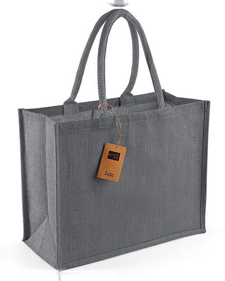 Westford Mill Jute Classic Shopper Tragetasche Schultertasche