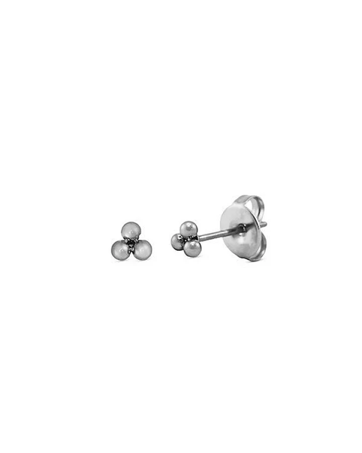 Kleine und feine TRIPLE DOTS Ohrringe, Ohrstecker ca. 4mm von Elektropulli