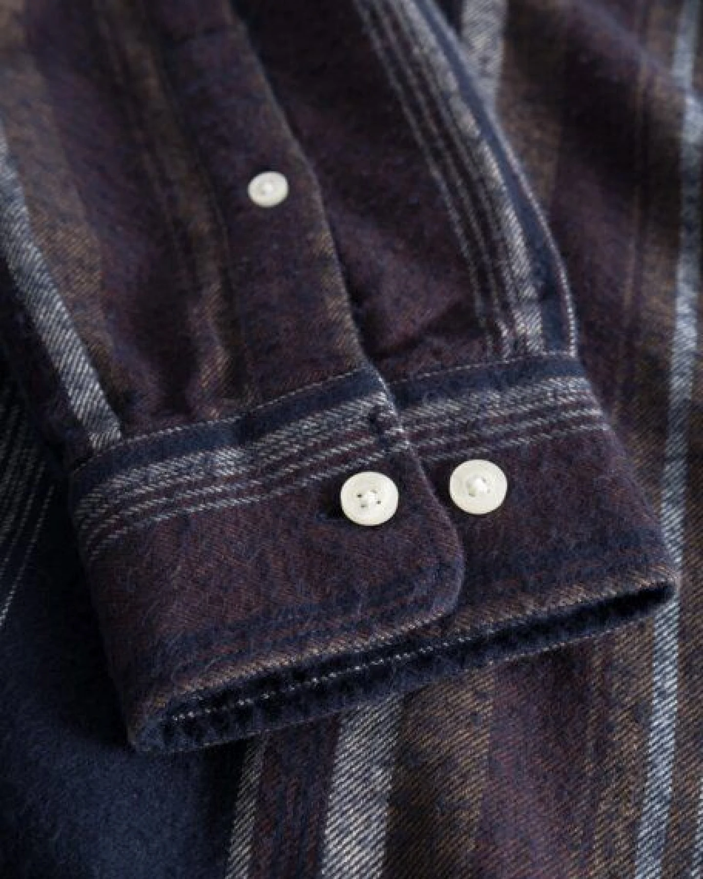 KnowledgeCotton Apparel - Hemd Loose Fit Double Layer Striped Shirt – Ansicht 4