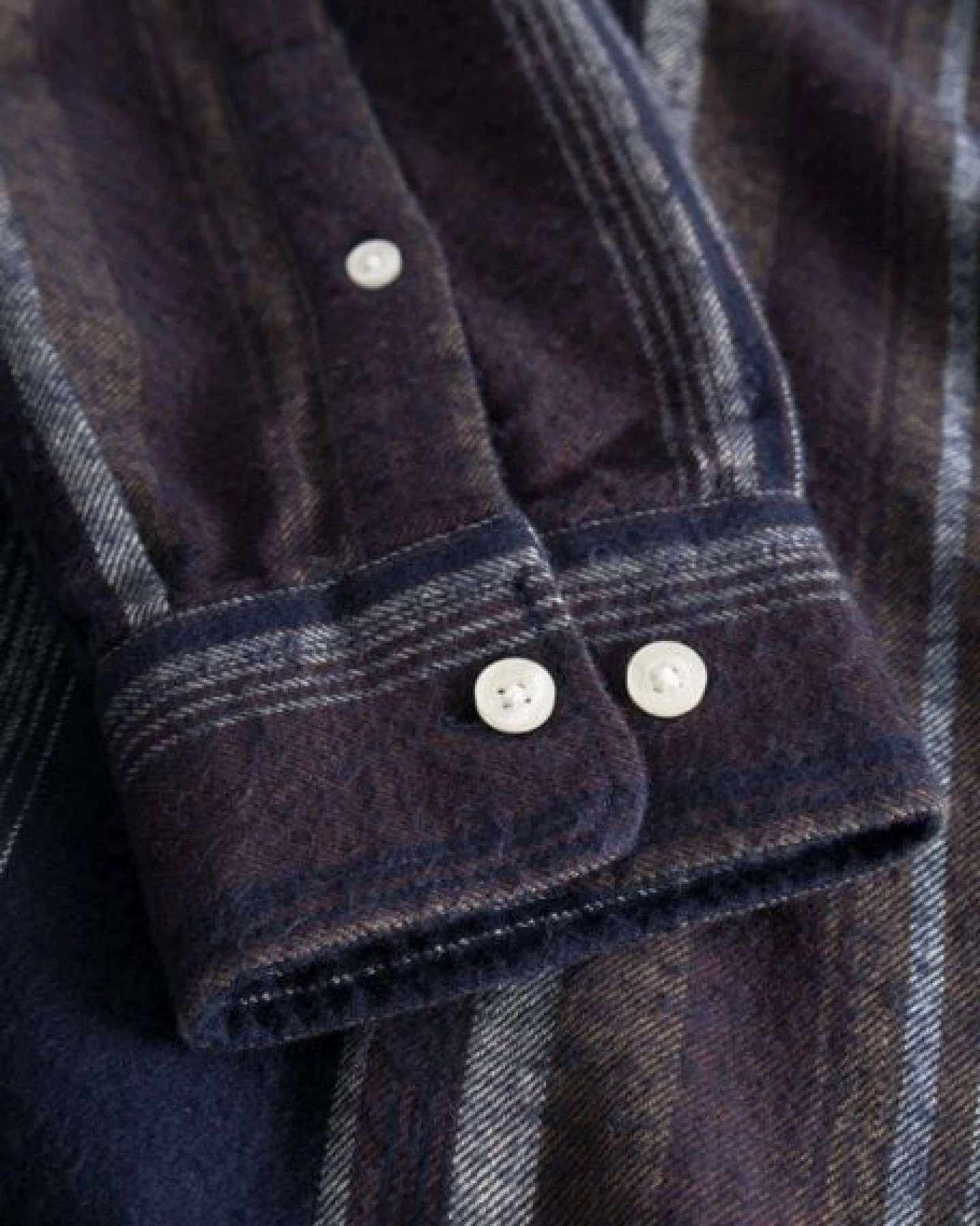 KnowledgeCotton Apparel - Hemd Loose Fit Double Layer Striped Shirt – Ansicht 4