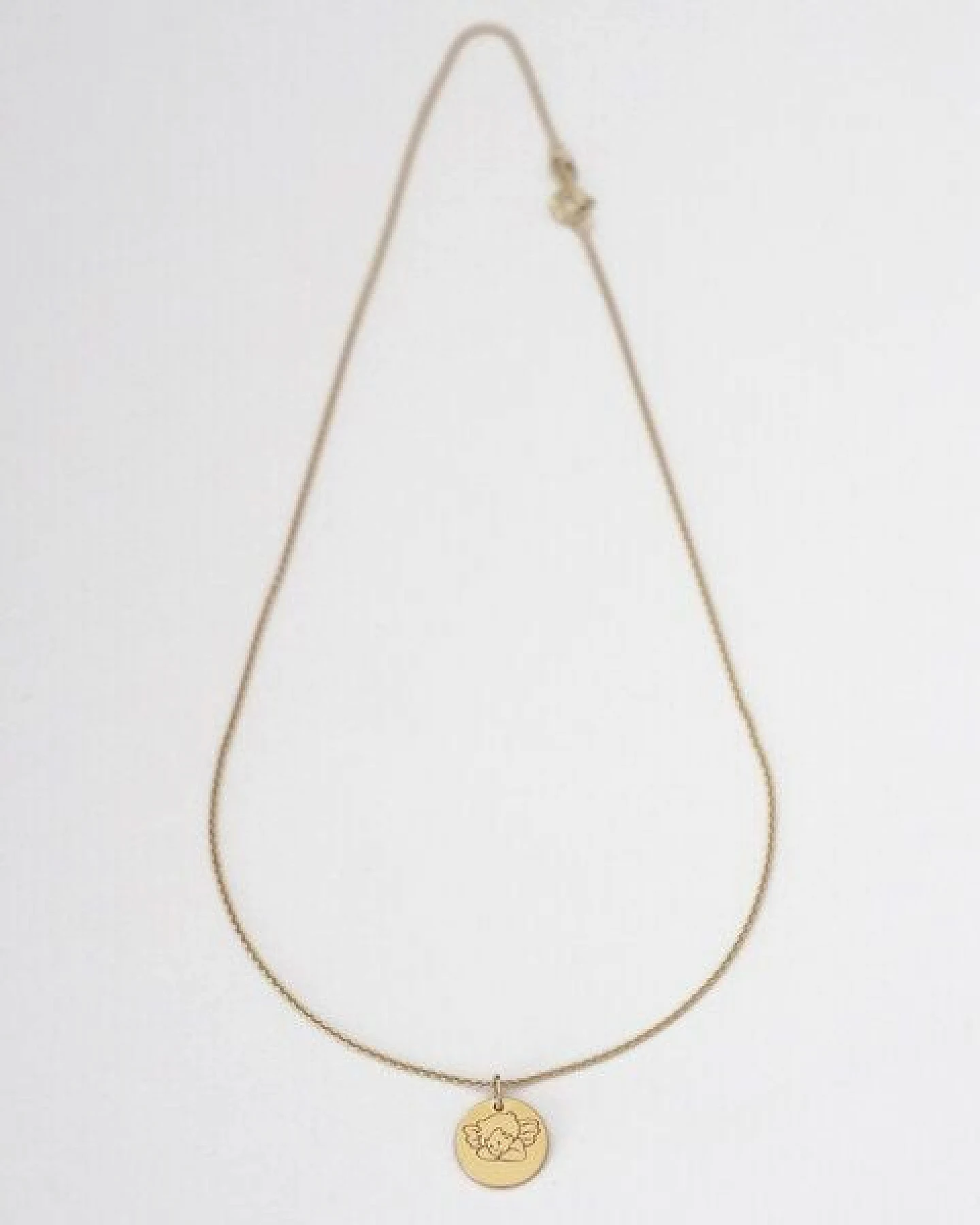 BELLYBIRD Jewellery Kinderkette - kleiner Schutzengel mit Namensgravur, Anhänger/ Silber/ vergoldet – Ansicht 3