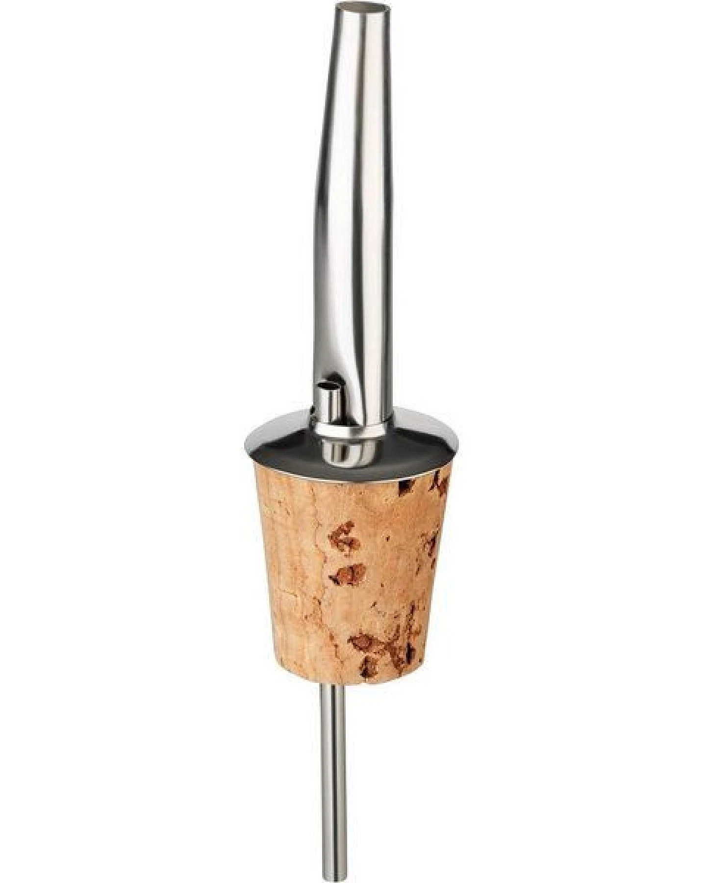 Kork-Deko 10er Pack, Ausgießer für Spirituosen - gebogen, Ø = 17 mm - Aufsatz aus Naturkork - ideal für Cocktails – Ansicht 2