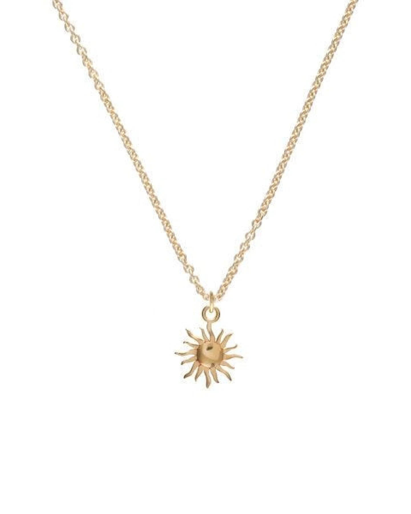 BELLYBIRD Jewellery Halskette - Sonne, Anhänger in Silber/ Silber vergoldet – Ansicht 4
