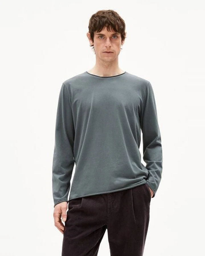 ARMEDANGELS MAARKOS LS BRUSHED Herren Longsleeve aus Bio-Baumwolle