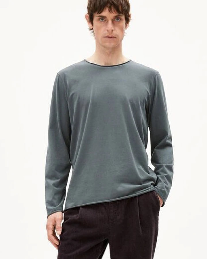 ARMEDANGELS MAARKOS LS BRUSHED Herren Longsleeve aus Bio-Baumwolle