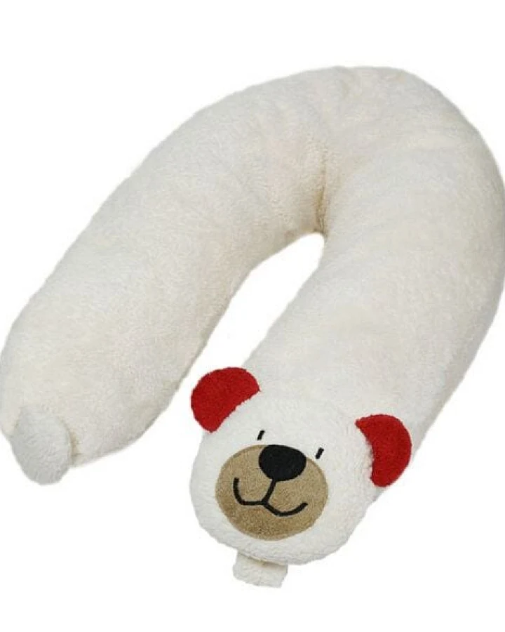 Efie Stillkissen Teddy mit Dinkelspelz gefüllt (rot)