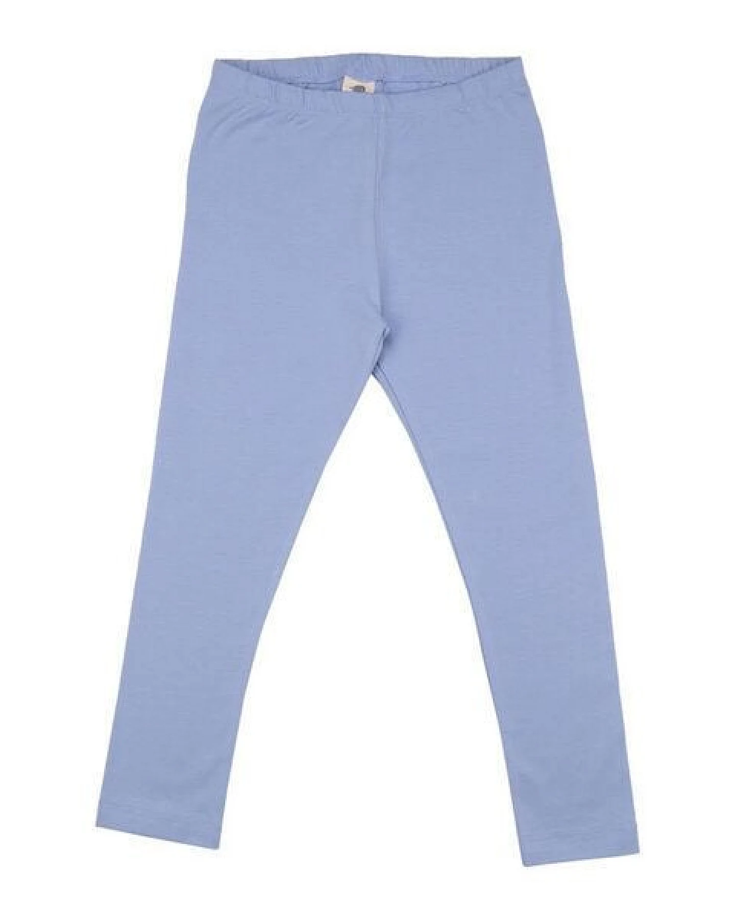 Kinder Leggings GOTS zertifiziert – Bio-Baumwolle, Hellblau, elastischer Bund, weich & bequem – Ansicht 2