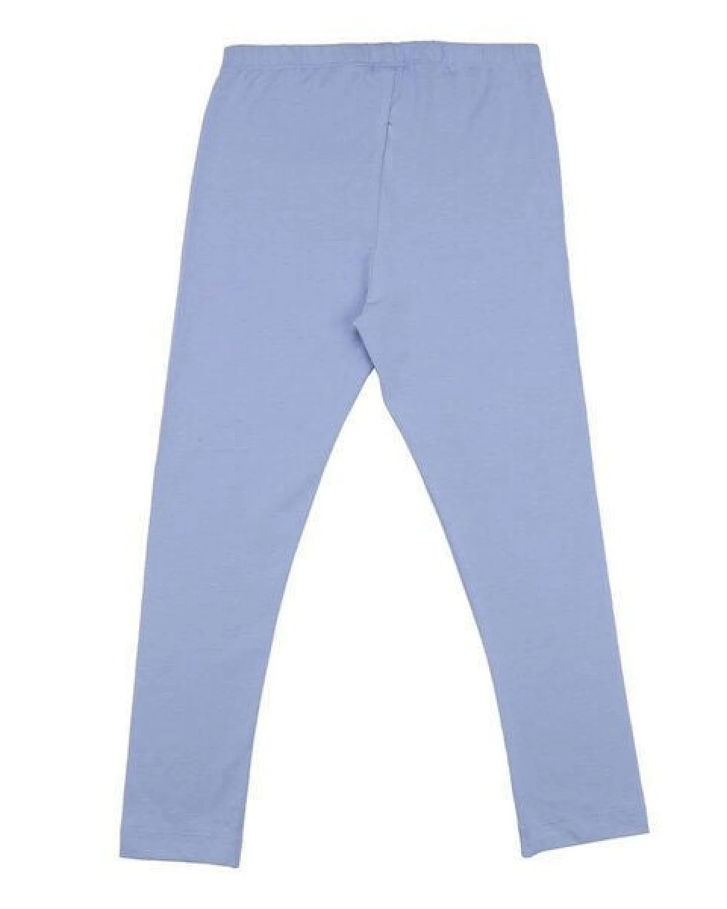 Kinder Leggings GOTS zertifiziert – Bio-Baumwolle, Hellblau, elastischer Bund, weich & bequem – Ansicht 3