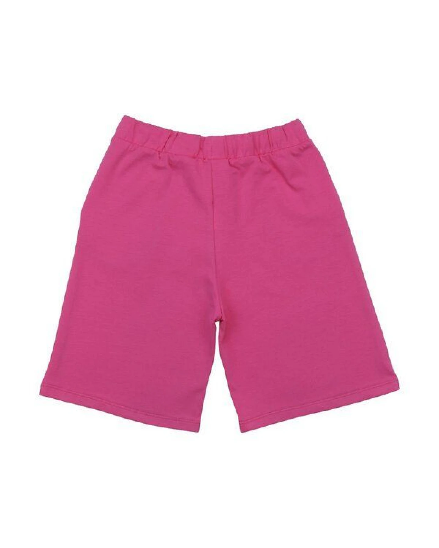 Kinder Shorts GOTS zertifiziert, Bio-Baumwolle, pink, weich & elastisch, bequemer Bund mit Kordel – Walkiddy – Ansicht 3