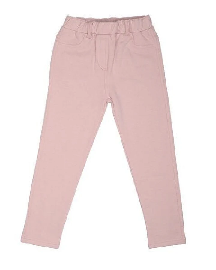 Kinder Leggings GOTS zertifiziert, rosé, Bio-Baumwolle, weich & elastisch, bequemer Bund – Walkiddy