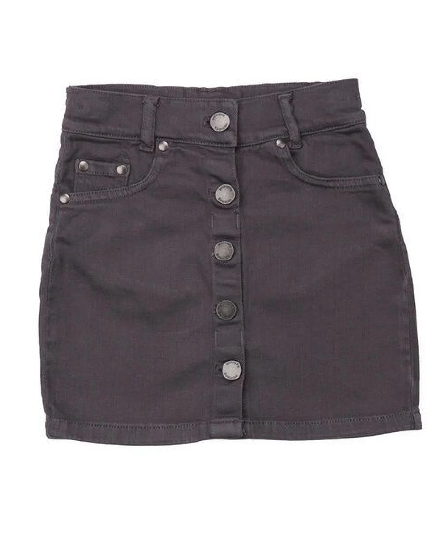 Kinder Jeansrock GOTS zertifiziert, Bio-Baumwolle, dunkelblau, Denim-Look, bequem, alltagstauglich – Walkiddy – Ansicht 2