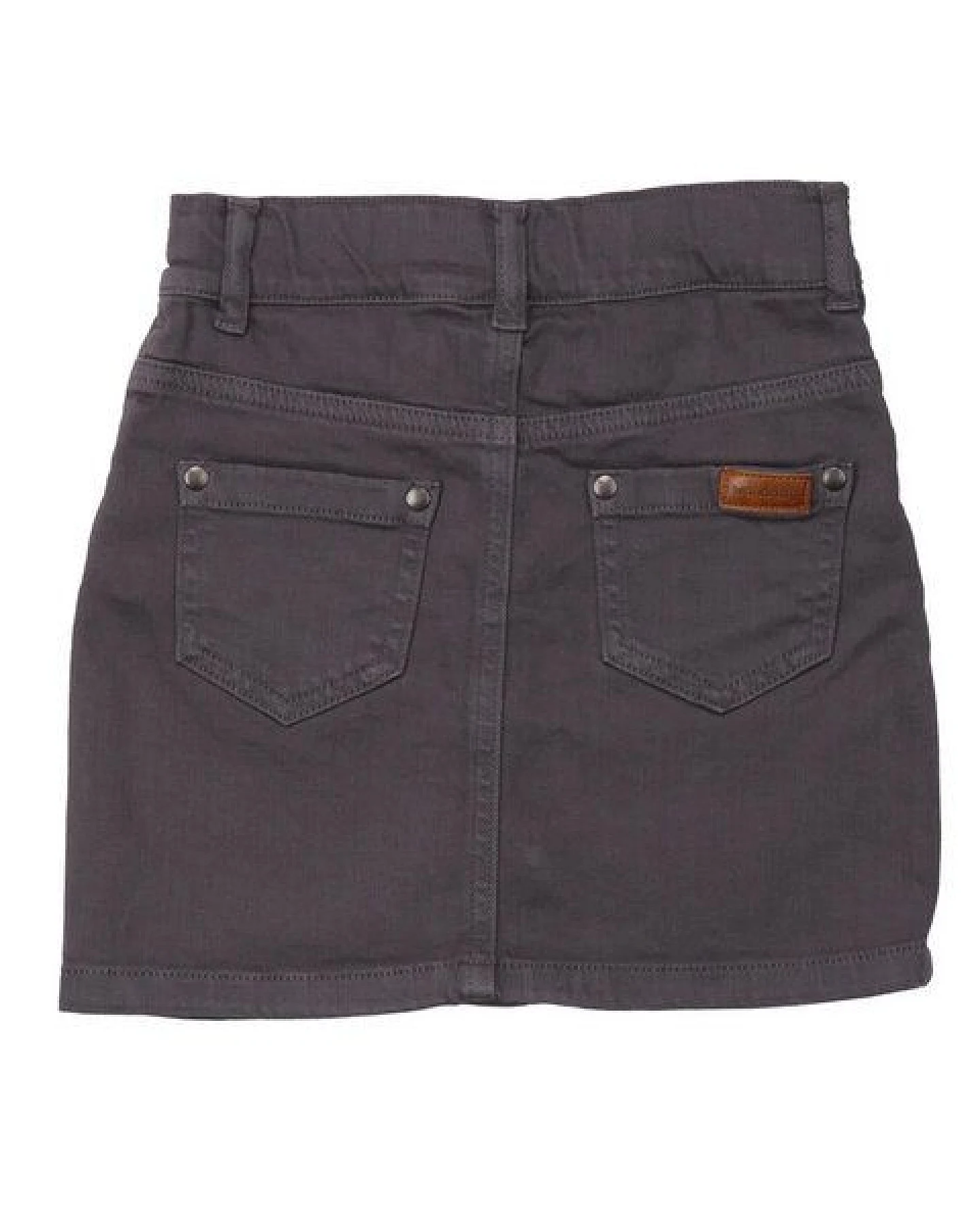 Kinder Jeansrock GOTS zertifiziert, Bio-Baumwolle, dunkelblau, Denim-Look, bequem, alltagstauglich – Walkiddy – Ansicht 3