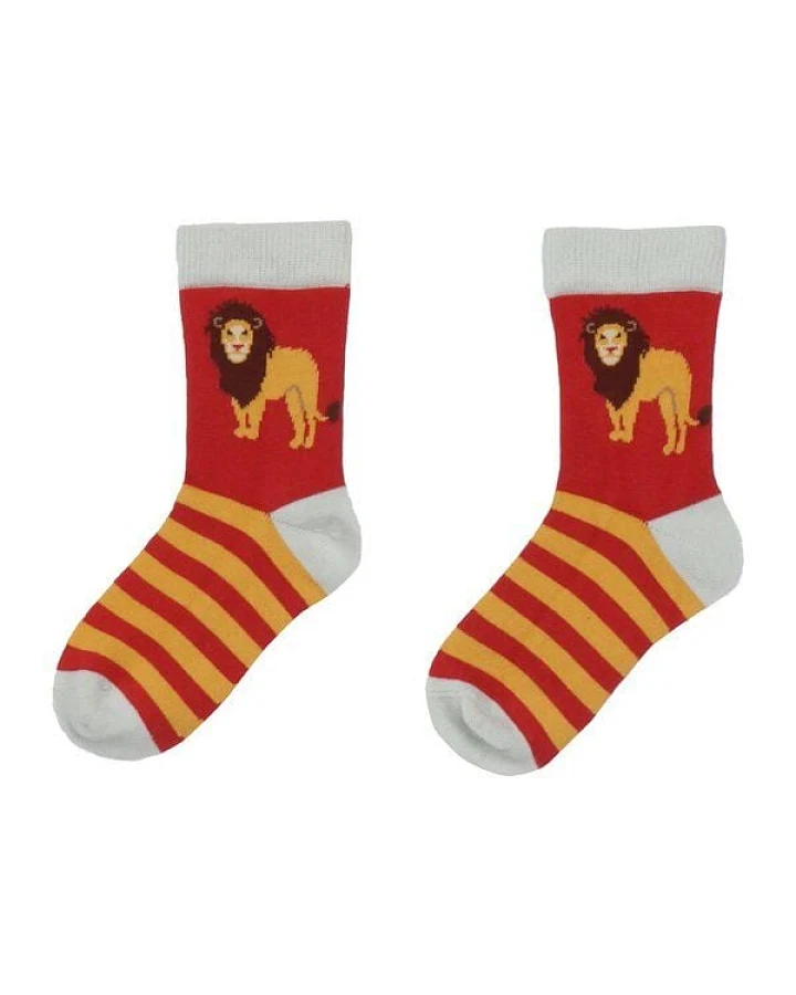 Baby Socken Bio-Baumwolle GOTS Lion Friends grün von Walkiddy – weich, atmungsaktiv, nachhaltig, vegan und fair produziert für empfindliche Babyfüße – besonders sanft zur Kinderhaut