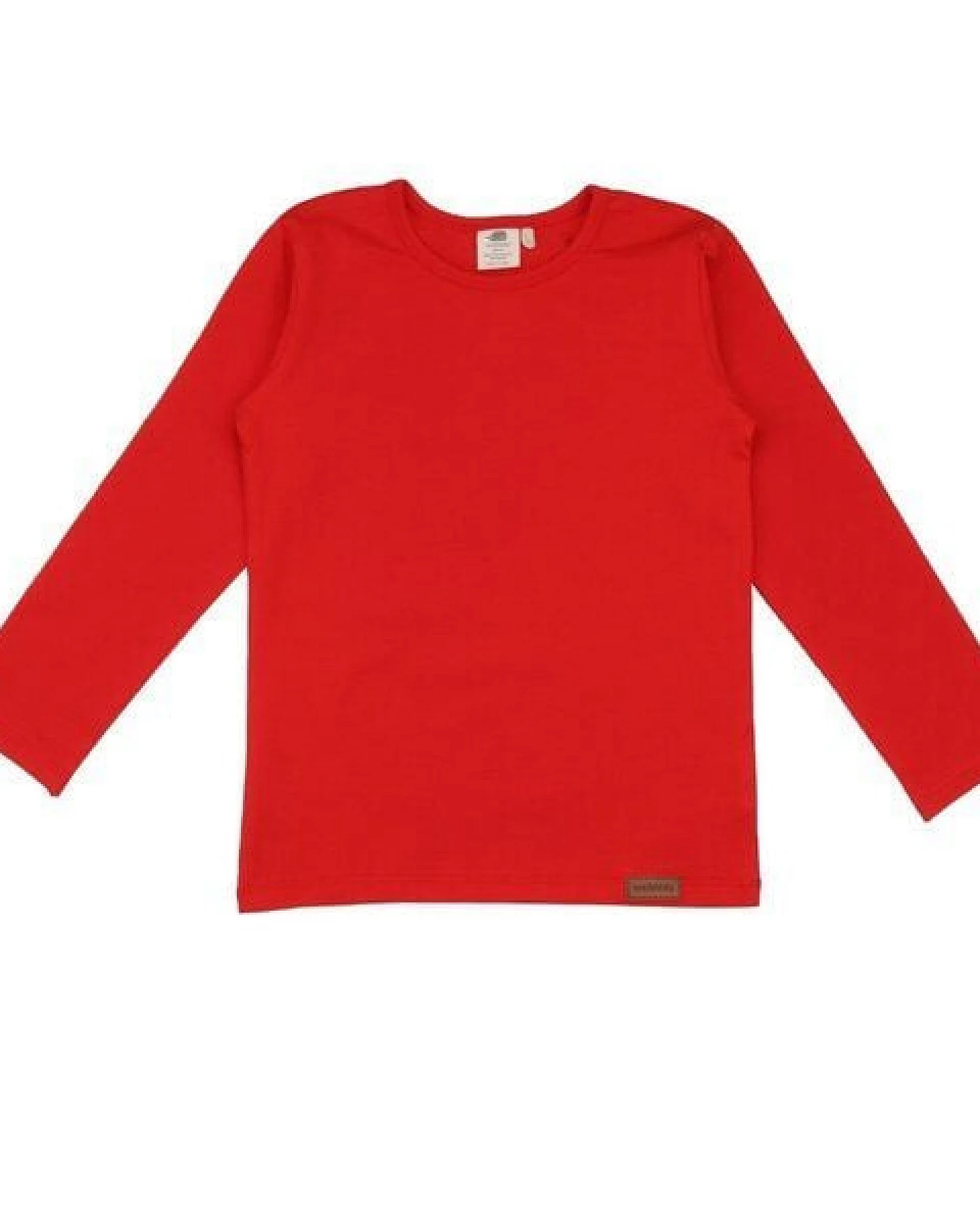 Baby Langarmshirt GOTS zertifiziert – Rot, weich & bequem, gut kombinierbar – Ansicht 2