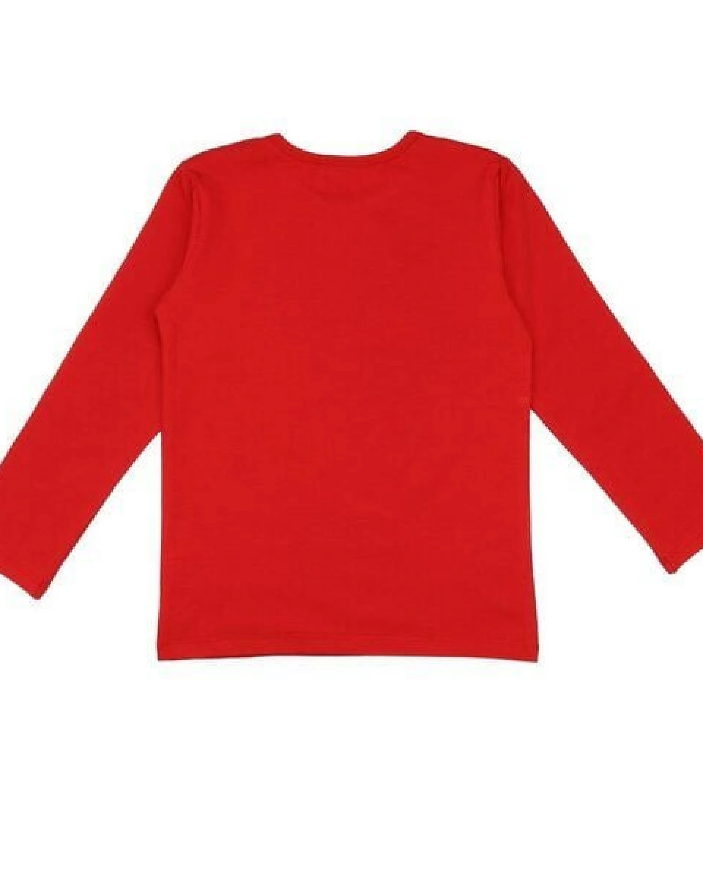 Baby Langarmshirt GOTS zertifiziert – Rot, weich & bequem, gut kombinierbar – Ansicht 3