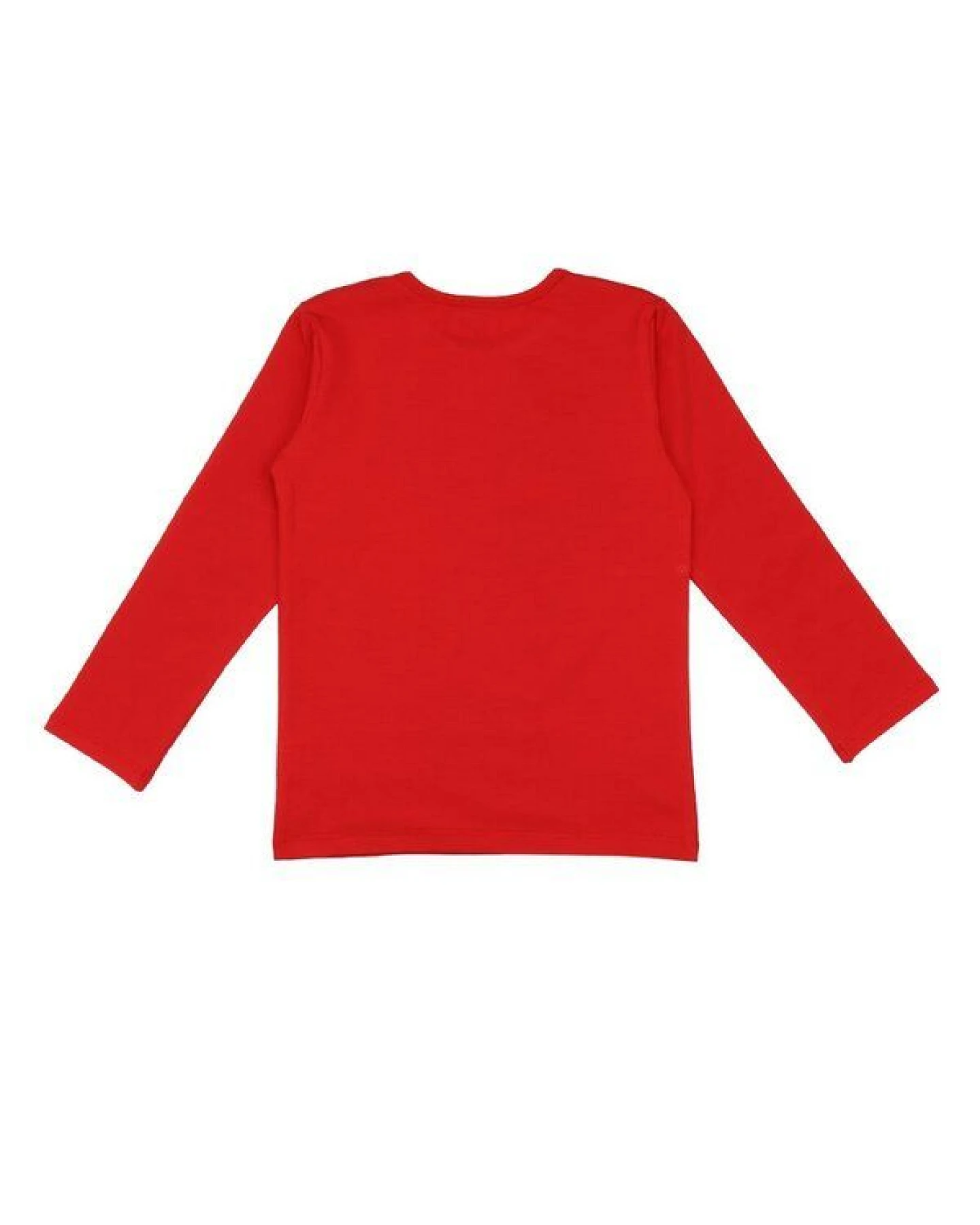 Baby Langarmshirt GOTS zertifiziert – Rot, weich & bequem, gut kombinierbar – Ansicht 3