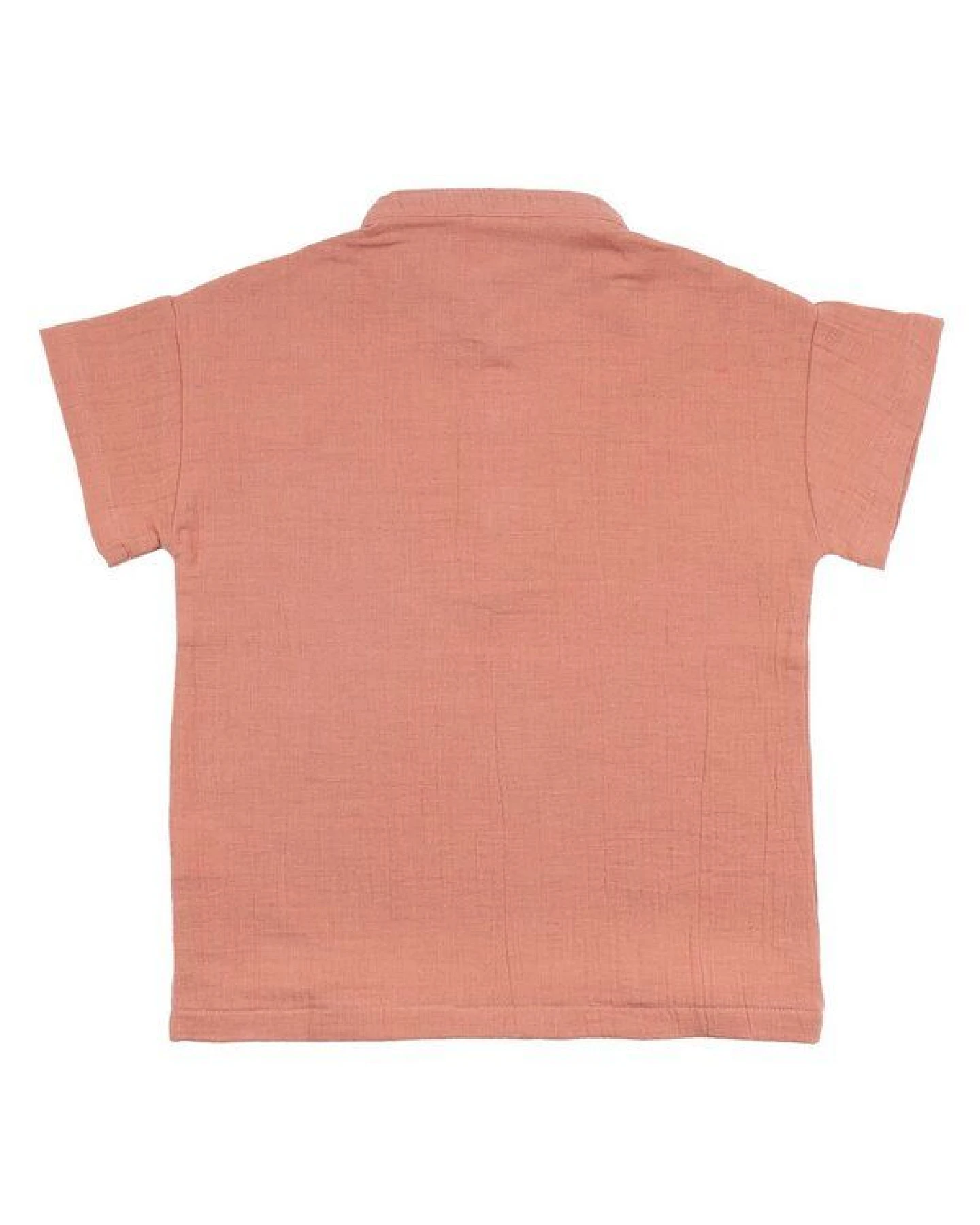 Kleinkinder Poloshirt GOTS zertifiziert, Bio-Baumwolle, rosa, Kurzarm, weich – Walkiddy – Ansicht 3