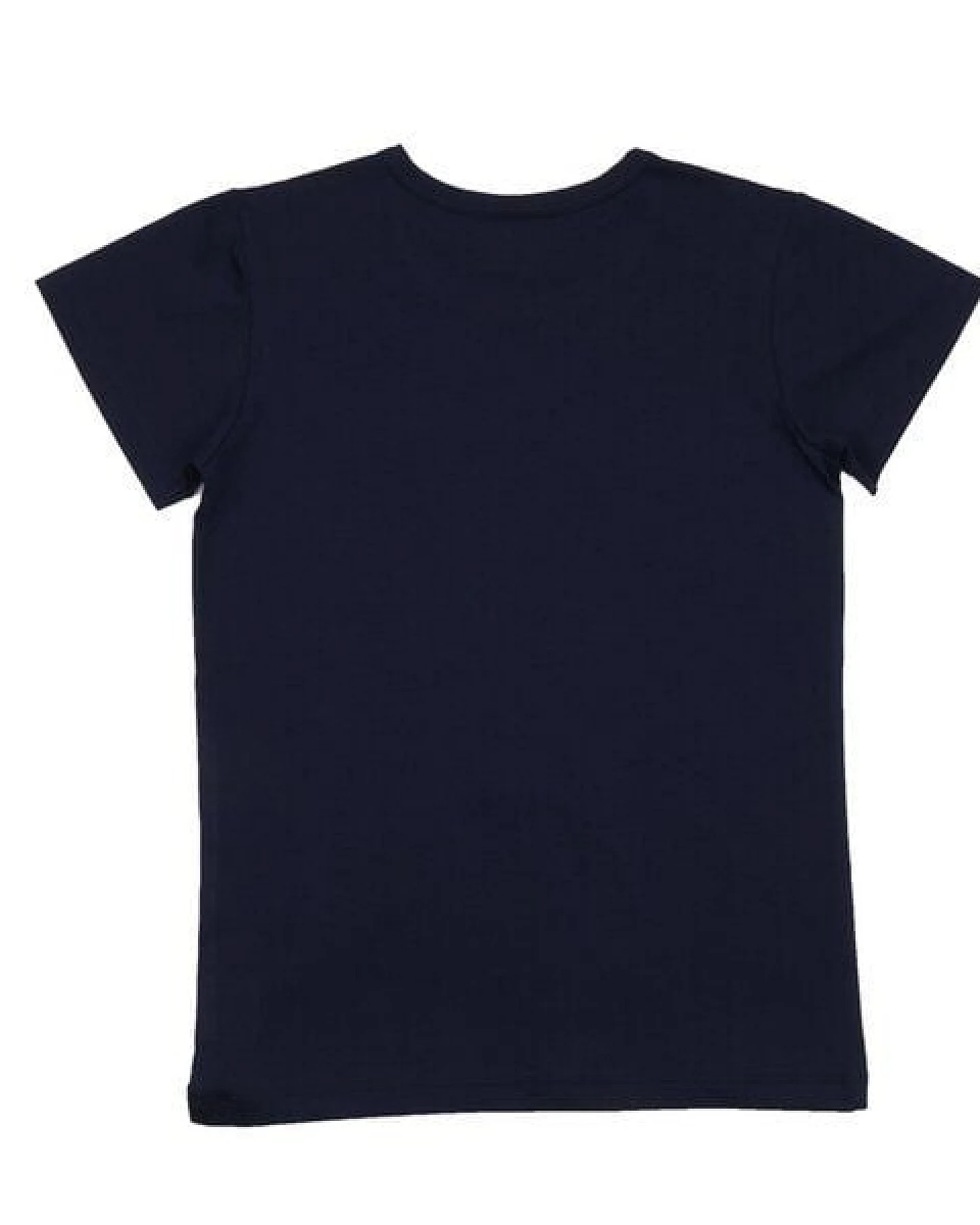 Kinder T-Shirt GOTS zertifiziert, dunkelblau, Salamander-Print, Bio-Baumwolle, weich – Walkiddy – Ansicht 3