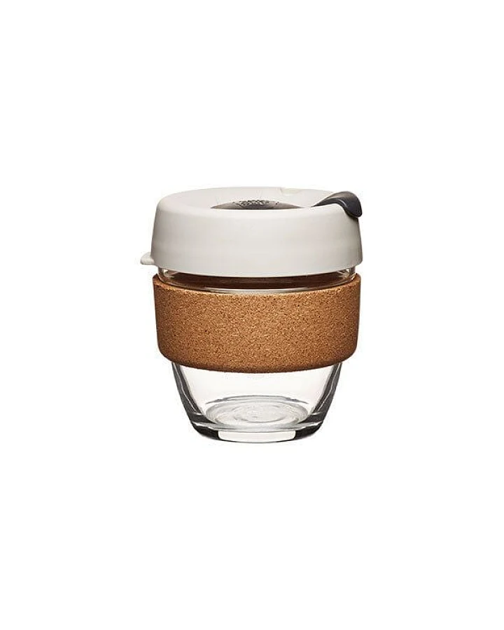 KeepCup Coffee to go Becher aus Glas mit Grifffläche aus Kork - Limited Edition - Small 227ml