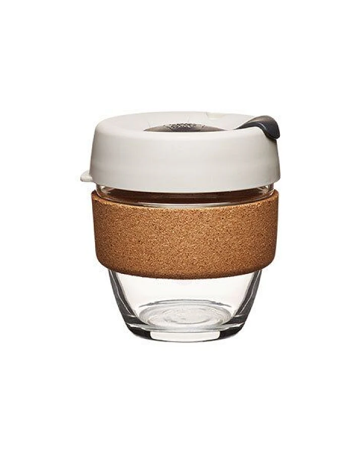 KeepCup Coffee to go Becher aus Glas mit Grifffläche aus Kork - Limited Edition - Small 227ml