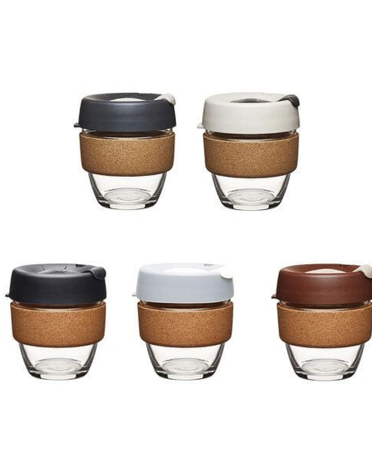 KeepCup Coffee to go Becher aus Glas mit Grifffläche aus Kork - Limited Edition - Small 227ml – Ansicht 2