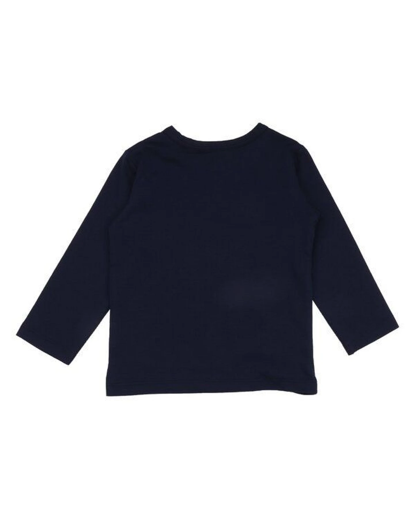 Baby Langarmshirt GOTS-zertifiziert aus Bio-Baumwolle, dunkelblau mit Pferdemotiv – Walkiddy, weich, hautfreundlich & alltagstauglich – Ansicht 3