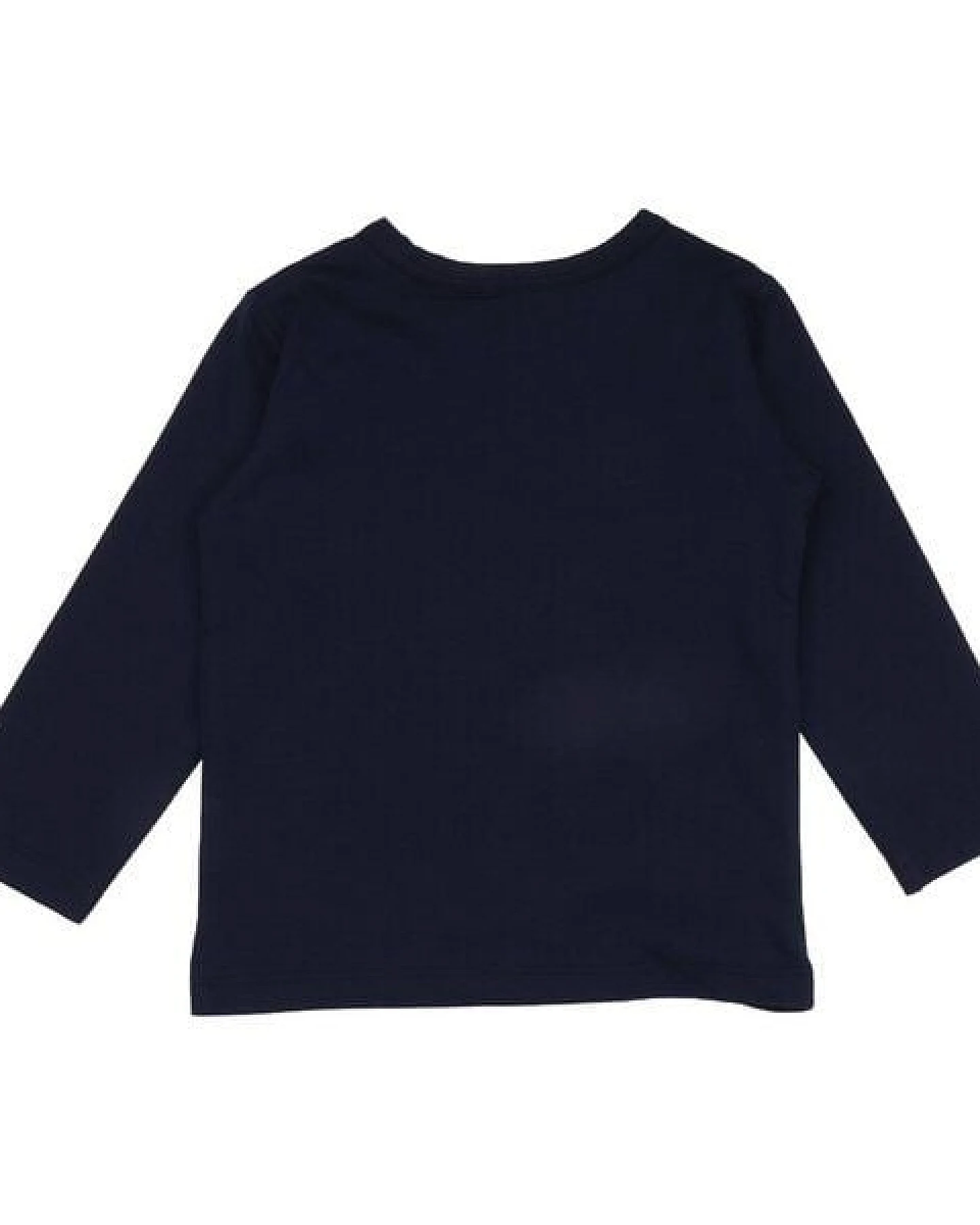 Baby Langarmshirt GOTS-zertifiziert aus Bio-Baumwolle, dunkelblau mit Pferdemotiv – Walkiddy, weich, hautfreundlich & alltagstauglich – Ansicht 3