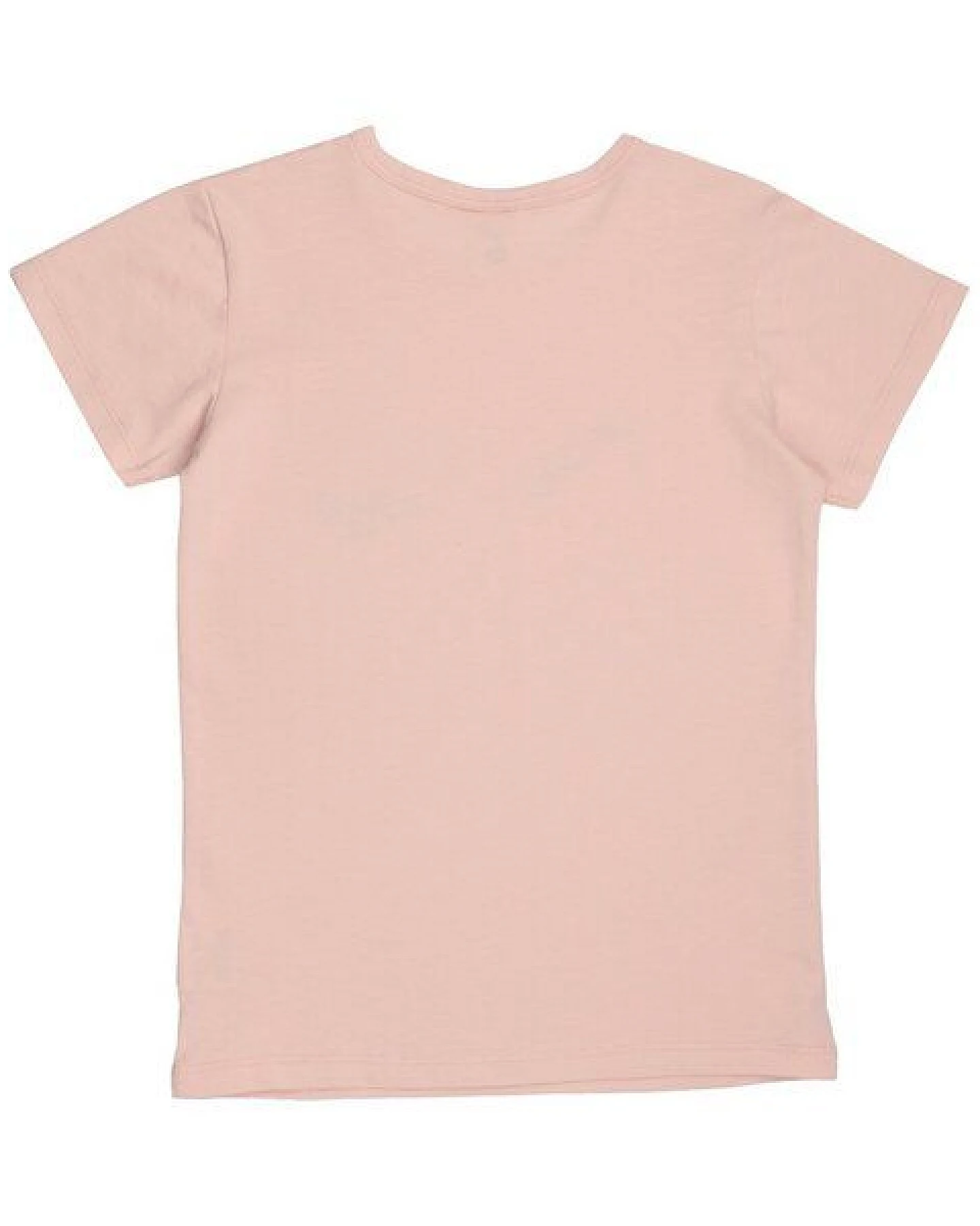 Kleinkinder T-Shirt GOTS zertifiziert Bio-Baumwolle 95/5 Elasthan Rosa Pferdemotiv „The Horses“ weich – Walkiddy – Ansicht 3
