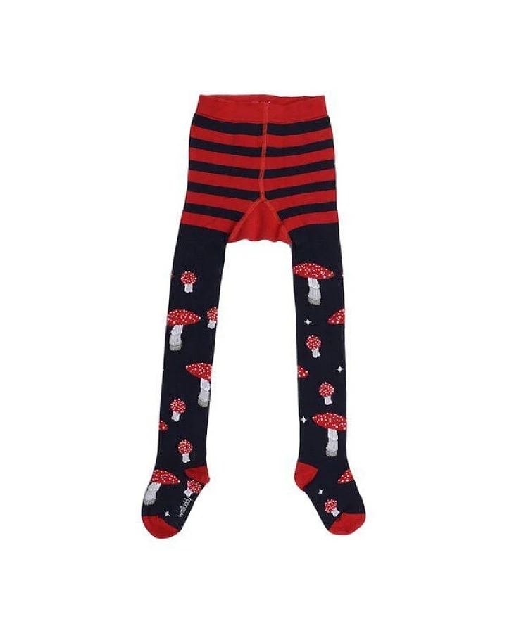 Baby Strumpfhose GOTS-zertifiziert aus Bio-Baumwolle blau mit Muster – Walkiddy