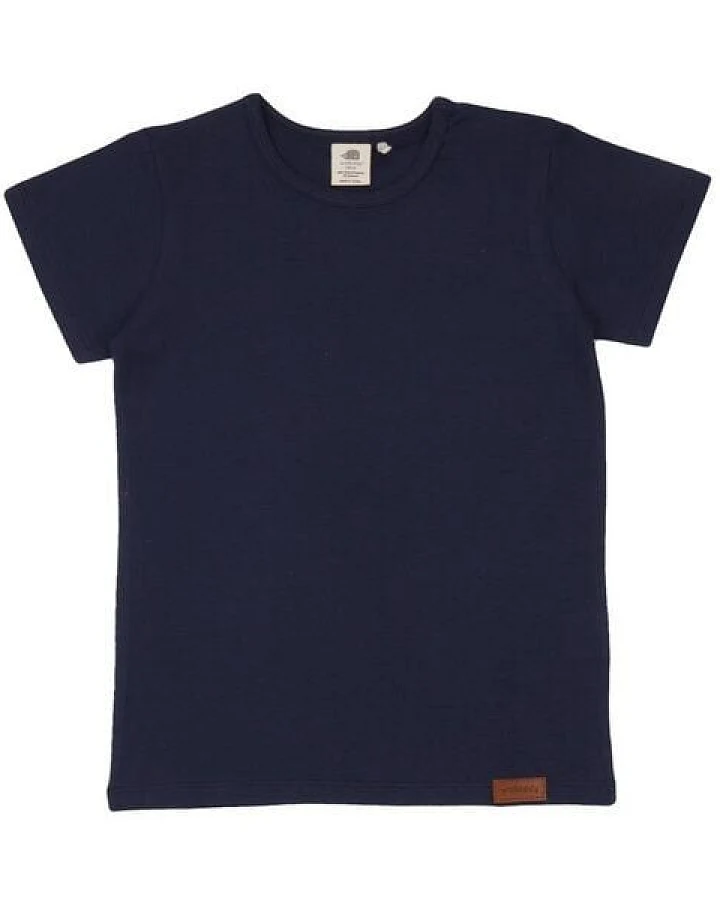 Baby T-Shirt GOTS zertifiziert – Dunkelblau, Kurzarm, weich & bequem