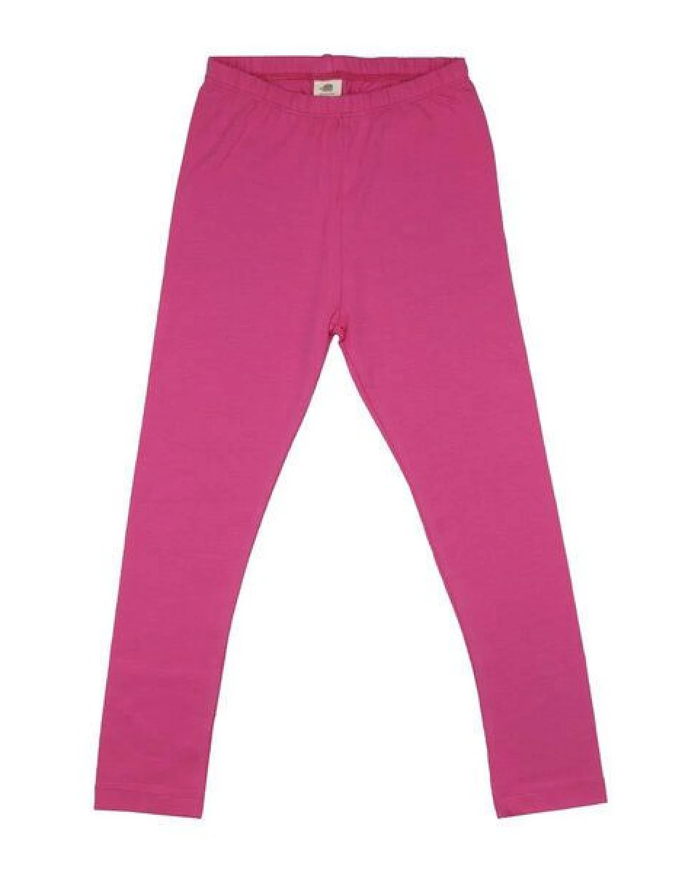 Kinder Leggings GOTS zertifiziert, Bio-Baumwolle, rosa, weich & elastisch, bequemer Bund – Walkiddy – Ansicht 2