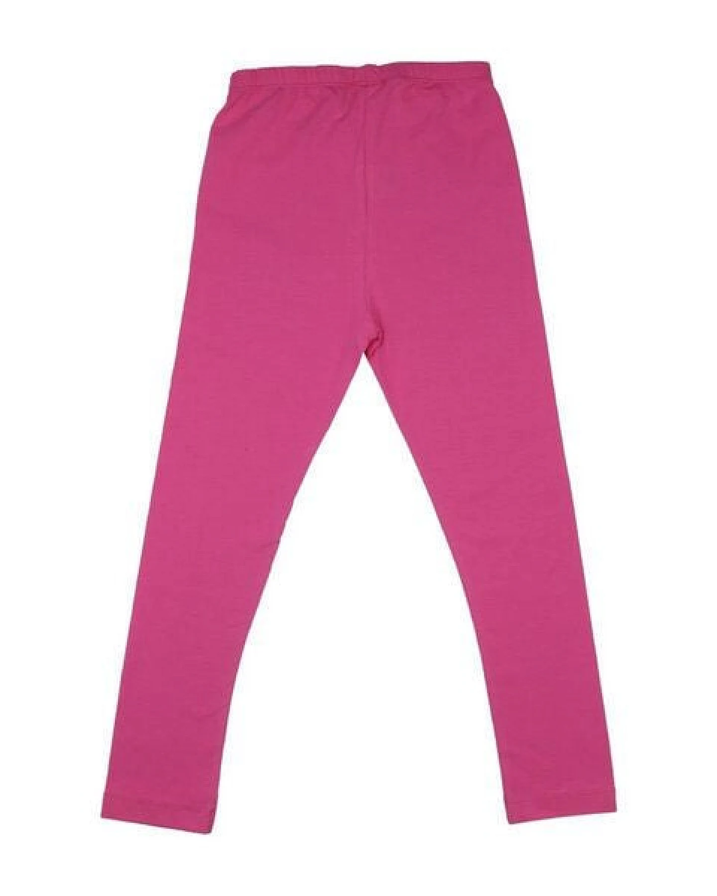 Kinder Leggings GOTS zertifiziert, Bio-Baumwolle, rosa, weich & elastisch, bequemer Bund – Walkiddy – Ansicht 3