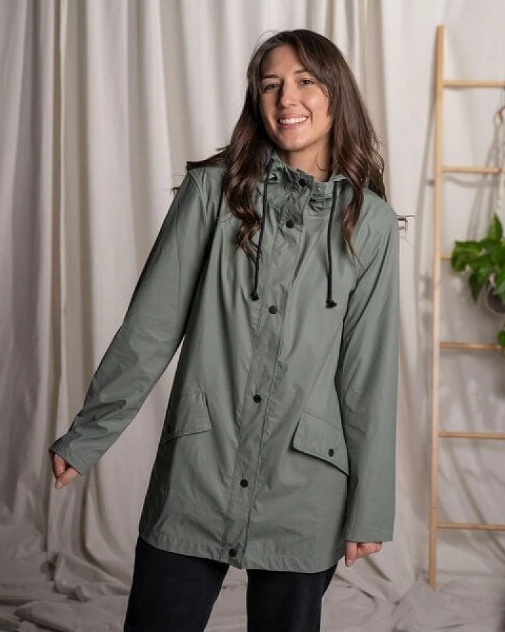 Vresh Clothing Evi - Regenjacke recycelt, Salbei