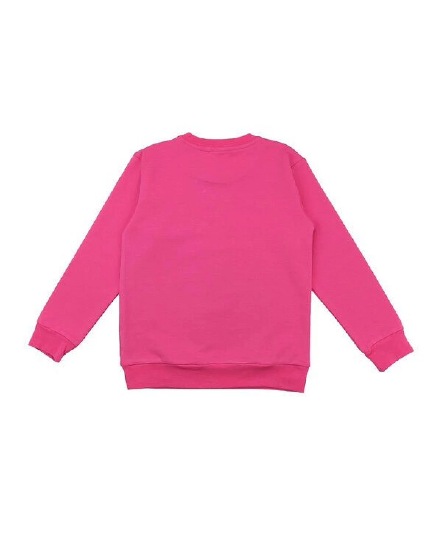 Kinder Sweatshirt GOTS zertifiziert Bio-Baumwolle Rosa Libellenmotiv Rundhals weich bequem – Walkiddy – Ansicht 3