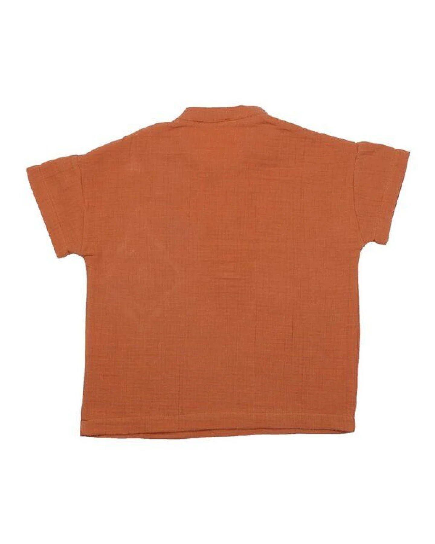 Baby T-Shirt GOTS zertifiziert Bio-Baumwolle, Braun, Walkiddy – Ansicht 3
