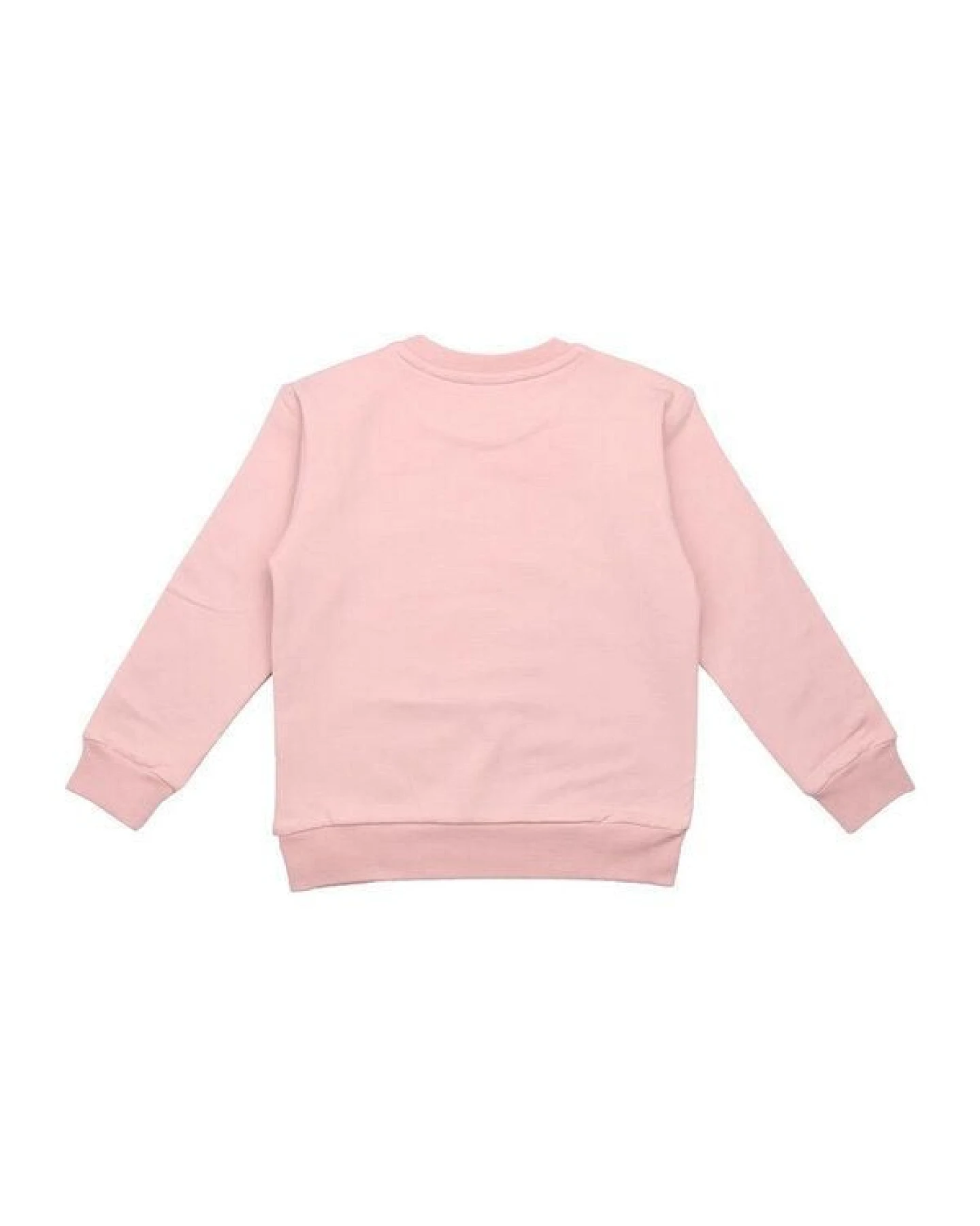 Baby Sweatshirt GOTS-zertifiziert aus Bio-Baumwolle rosa mit Pferde-Motiv – Walkiddy – Ansicht 3
