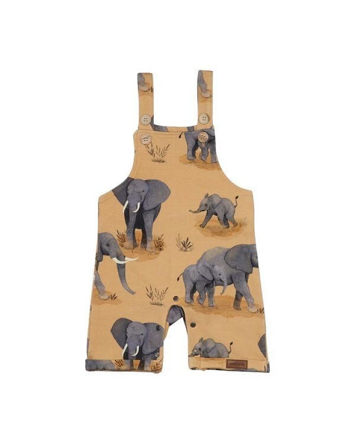 Baby Strampler aus Bio-Baumwolle Elephant Family weich & bequem von Walkiddy