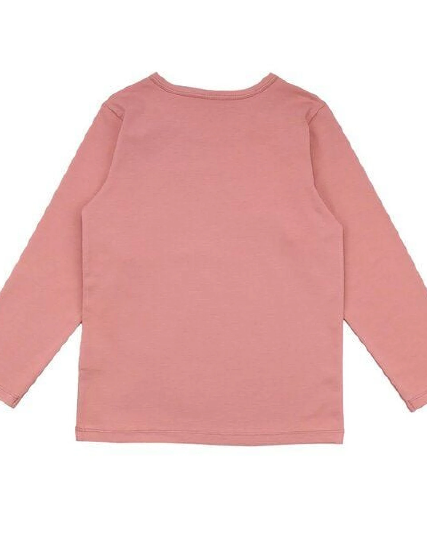 Kinder Langarmshirt GOTS zertifiziert, rosé, Bio-Baumwolle, weich – Walkiddy – Ansicht 3