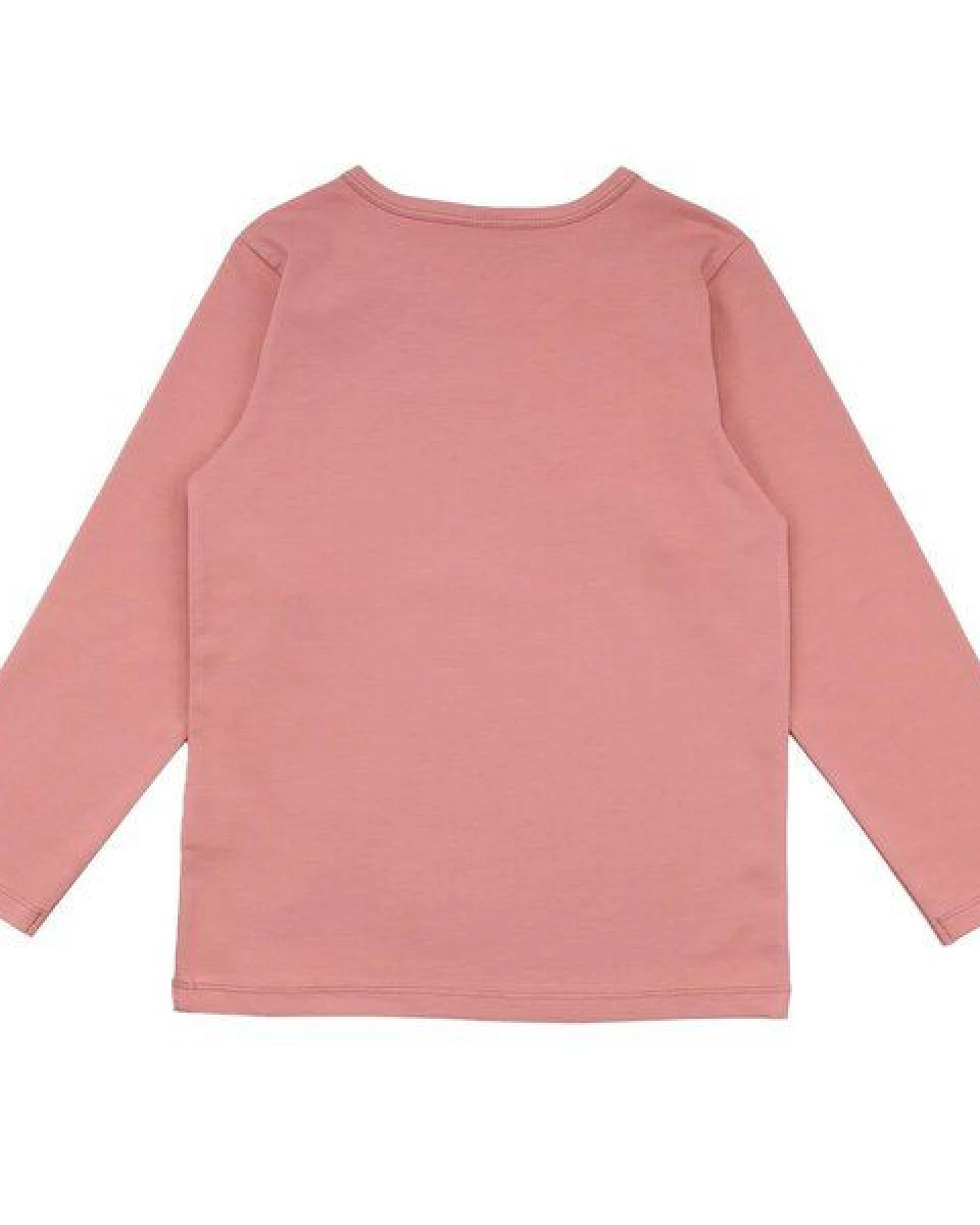 Kinder Langarmshirt GOTS zertifiziert, rosé, Bio-Baumwolle, weich – Walkiddy – Ansicht 3