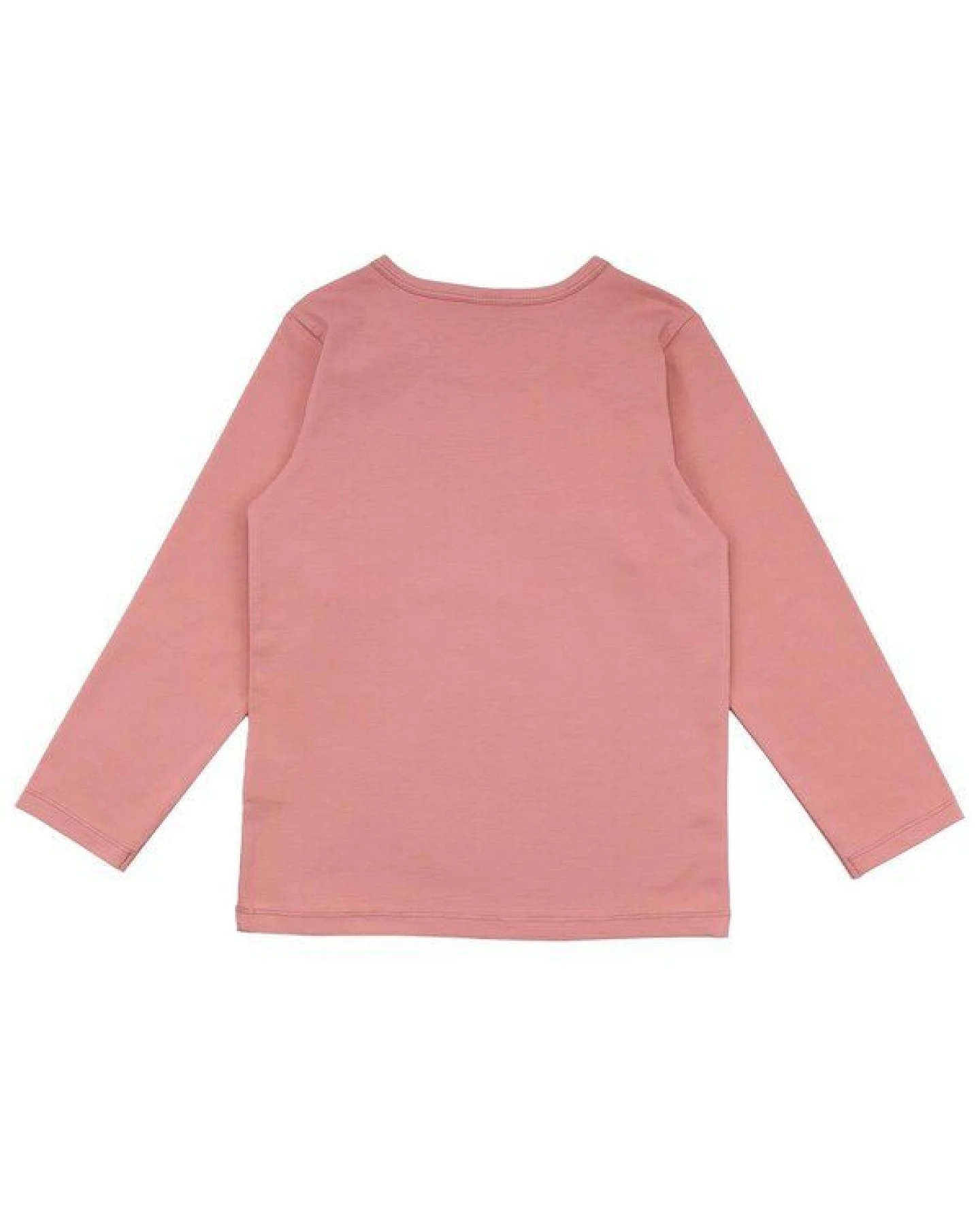 Kinder Langarmshirt GOTS zertifiziert, rosé, Bio-Baumwolle, weich – Walkiddy – Ansicht 3