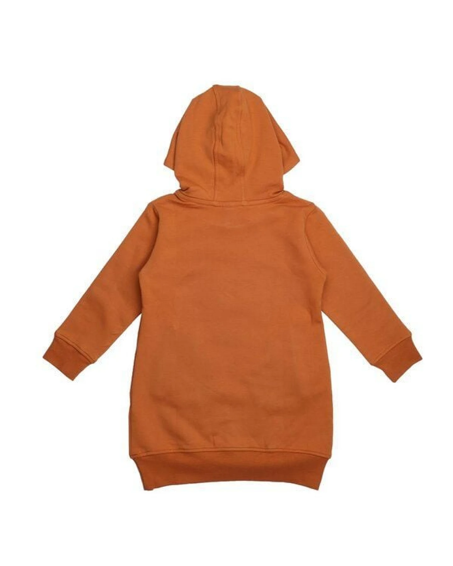 Kleinkinder Langarmkleid Bio, Walkiddy Braun, 95% Baumwolle, nachhaltig, GOTS-zertifiziert, umweltfreundlich, komfortabel, elastisch, allergikerfreundlich – Ansicht 3