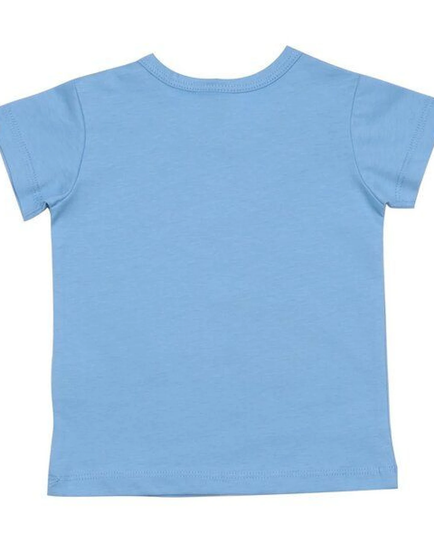 Baby T-Shirt Bio-Baumwolle Blau Dino - Walkiddy, 95% zertifiziert, Nachhaltigkeit, weich, atmungsaktiv, ethisch produziert, umweltfreundlich. – Ansicht 3