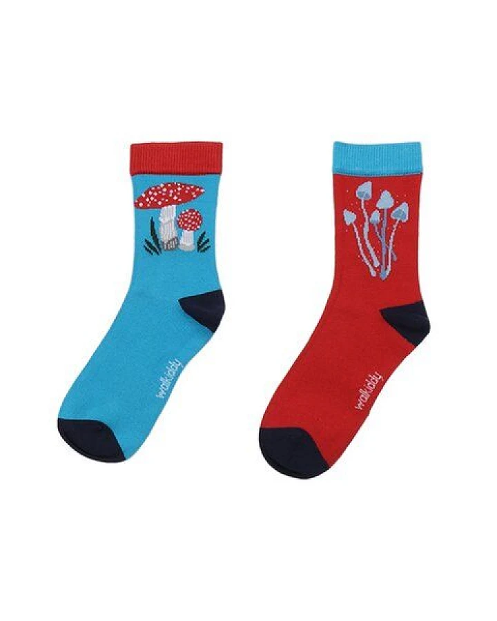 Baby Socken GOTS-zertifiziert aus Bio-Baumwolle dunkelblau – Walkiddy Wonderland