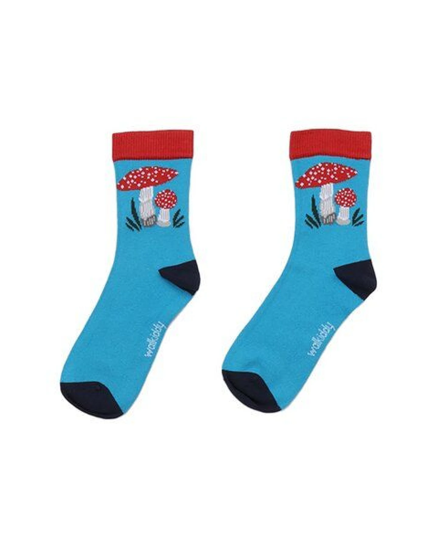 Baby Socken GOTS-zertifiziert aus Bio-Baumwolle dunkelblau – Walkiddy Wonderland – Ansicht 3